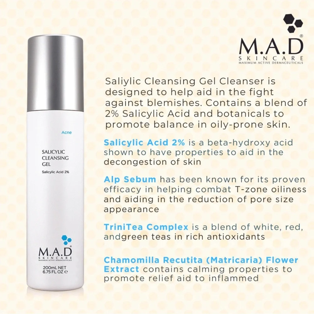 M.A.D. Salicylic 2% Cleansing Gel - Picture 3 of 7